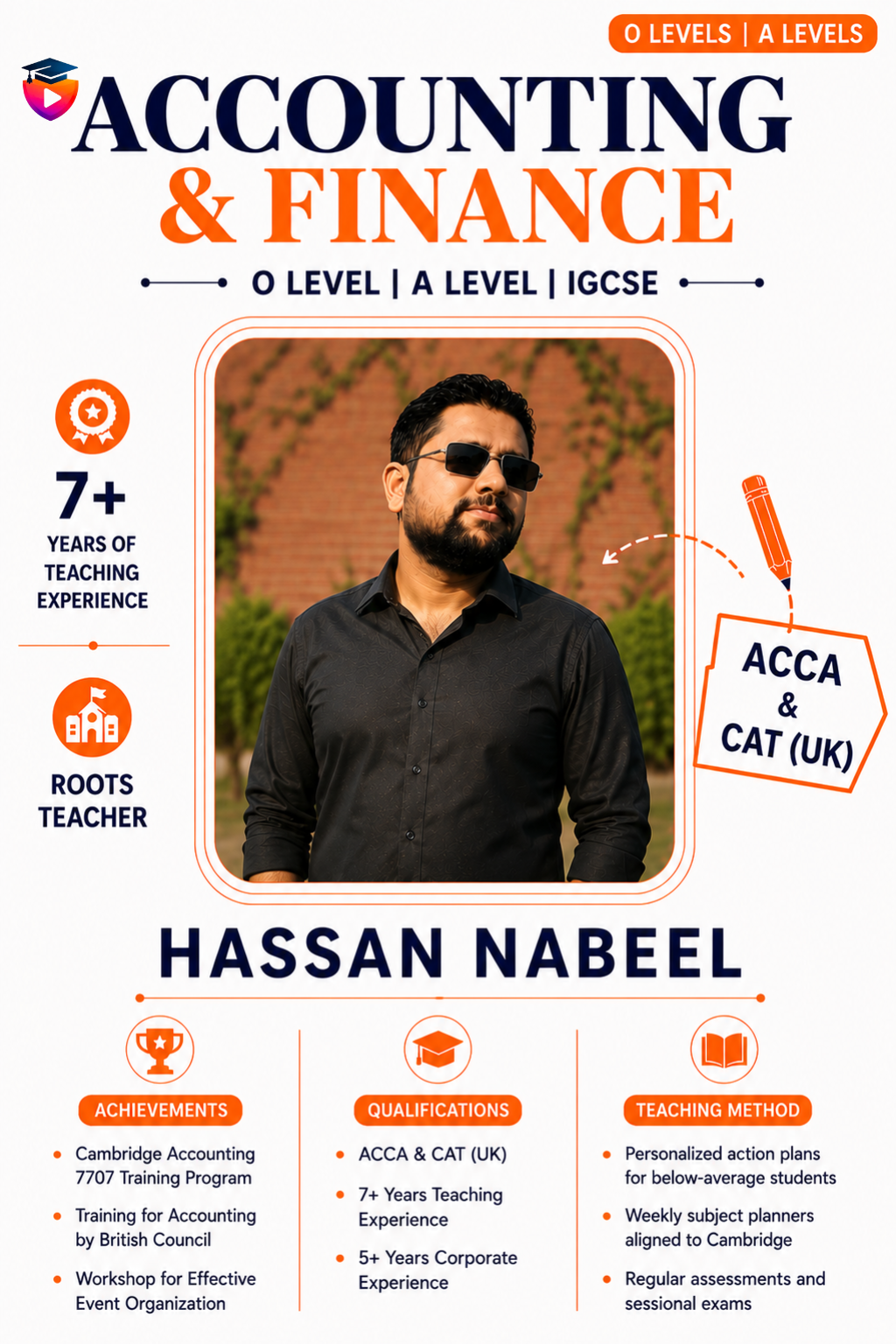 Hassan — O Level & Skills online teacher at The Class